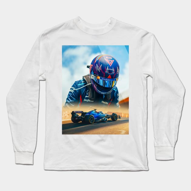 Alex Albon Williams Long Sleeve T-Shirt by F1LEAD